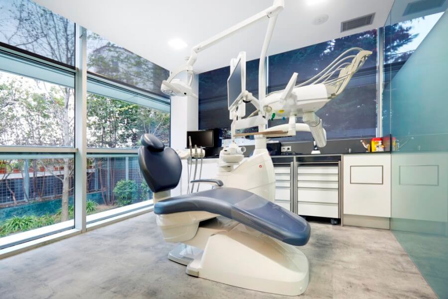 sillón de estetica dental