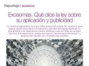 Exosomas. Qué dice la ley sobre su aplicación y publicidad