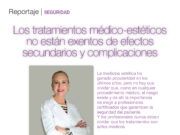 Los tratamientos médico-estéticos no están exentos de efectos secundarios y complicaciones